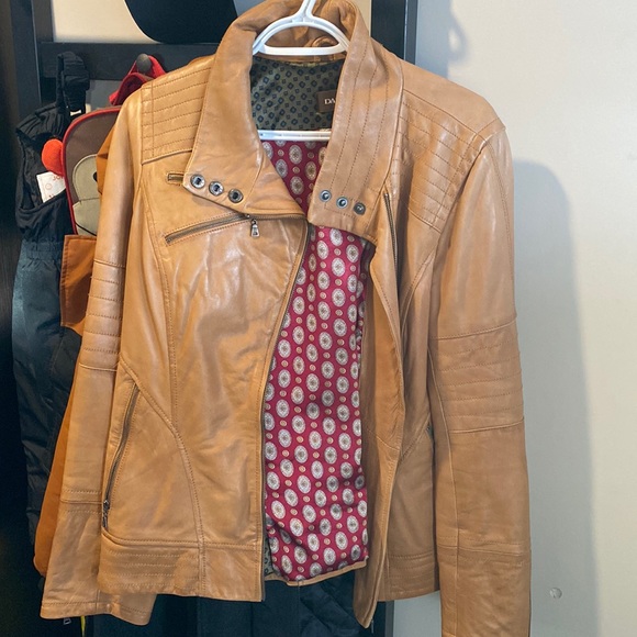 Danier Genuine Leather Moto Jacket - Picture 1 of 9
